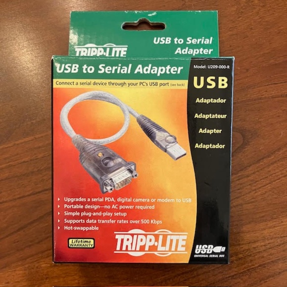 Tripp-Lite USB to Serial Adapter (U209-000-R, 17”) - Lot of 5 - Picture 2 of 5